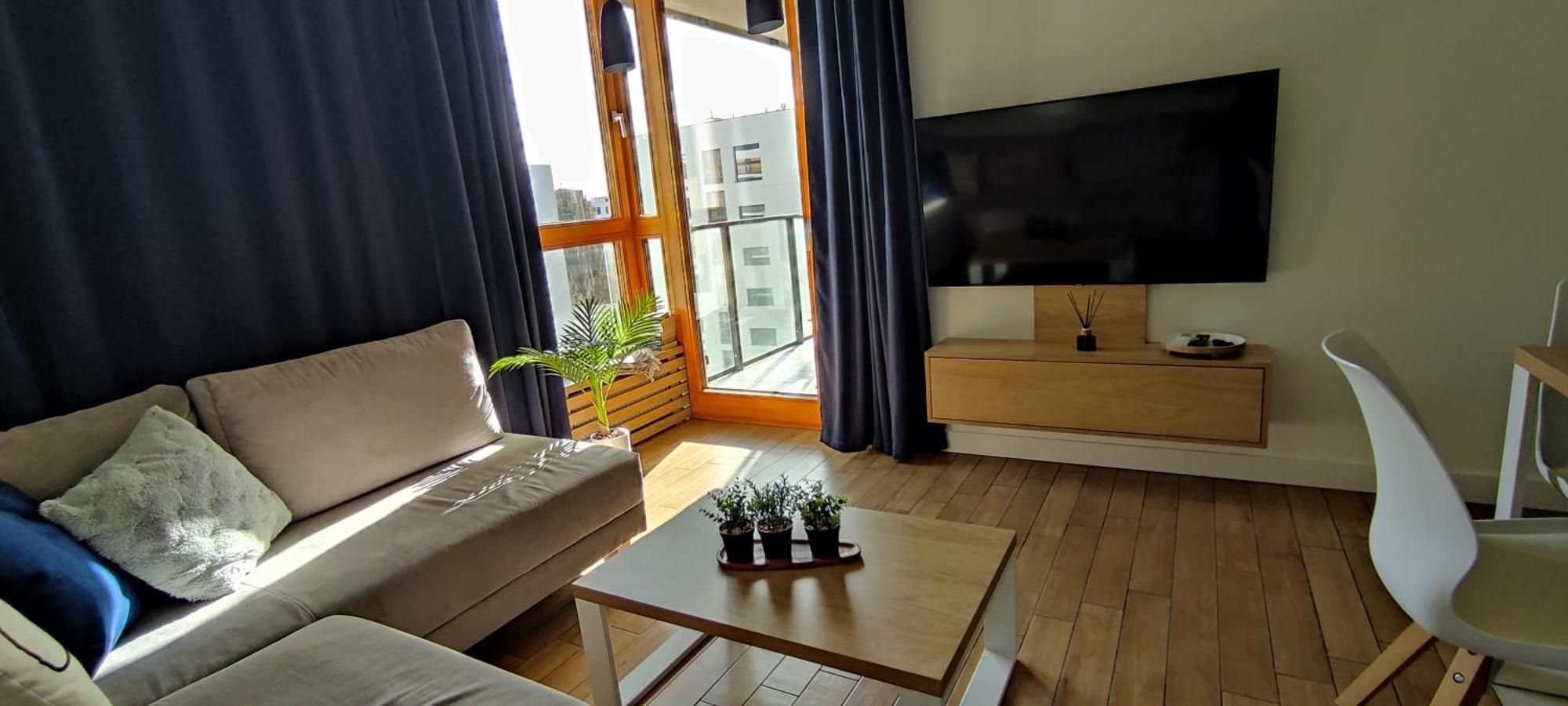 Wola Blue Modern Apartment Warsaw Exterior photo
