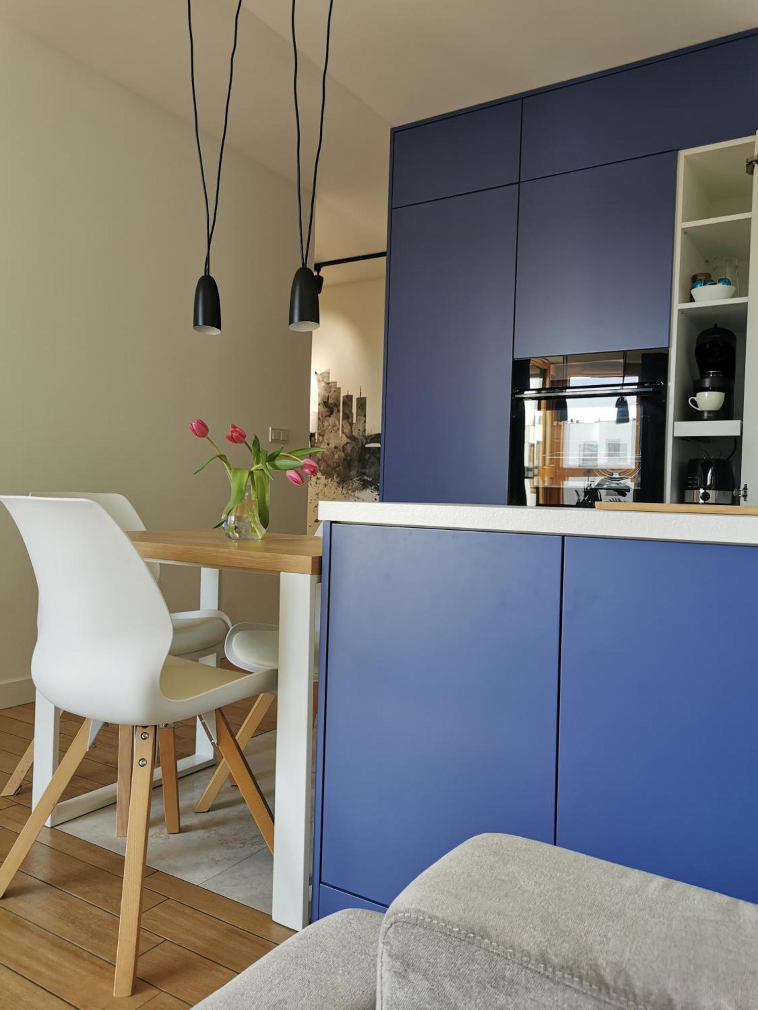 Wola Blue Modern Apartment Warsaw Exterior photo